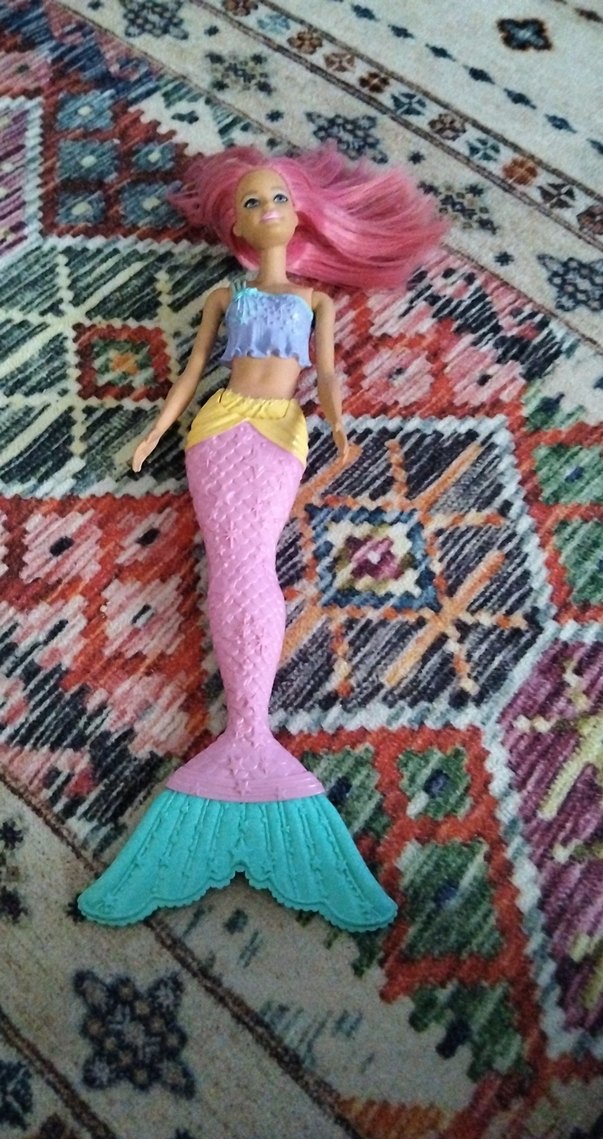 Pastel Renkli Deniz Kızı Bebek - Görsel 2