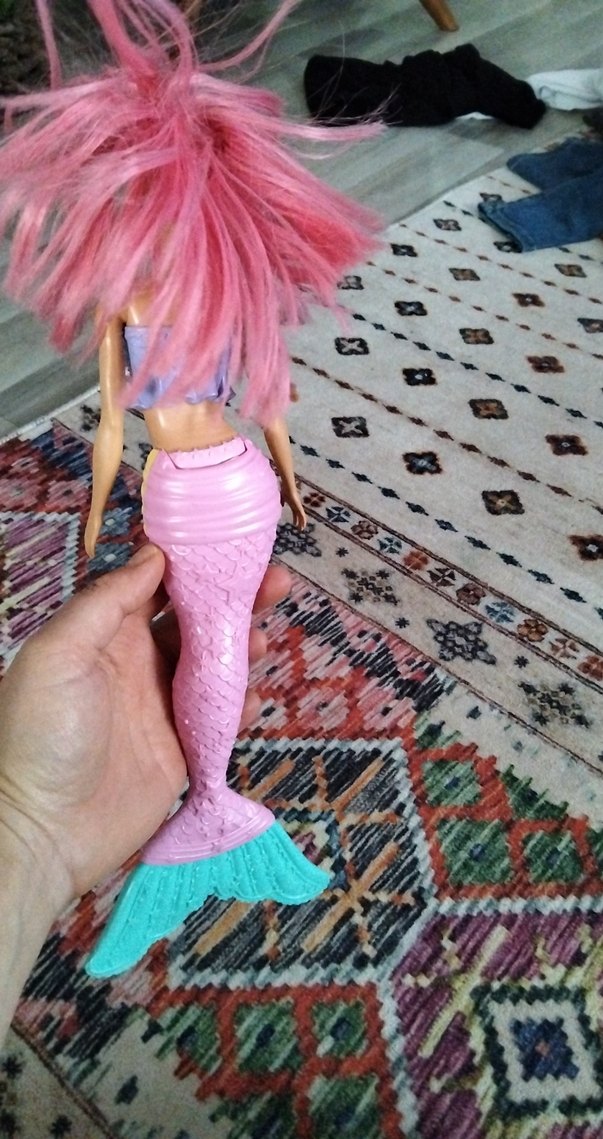 Pastel Renkli Deniz Kızı Bebek - Görsel 4