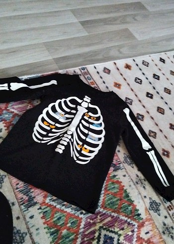 Uzun Kollu Siyah Erkek Çocuk Baskılı Gömlek - Görsel 3