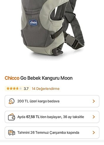  Beden kırmızı Renk Chicco kanguru ana kucağı 