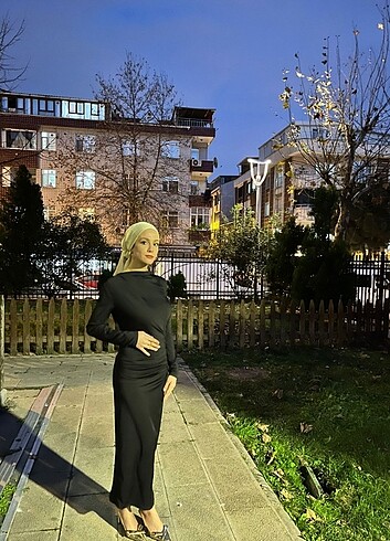 Depeli elbise abiye