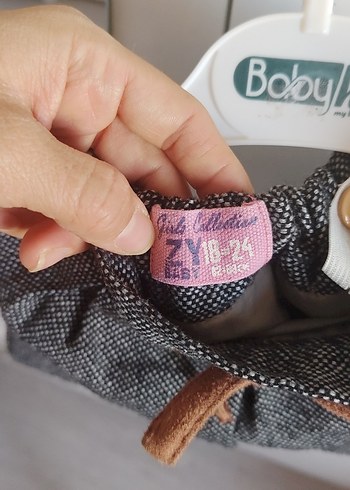 Kemer Detaylı Gri Mini Etek - Görsel 2