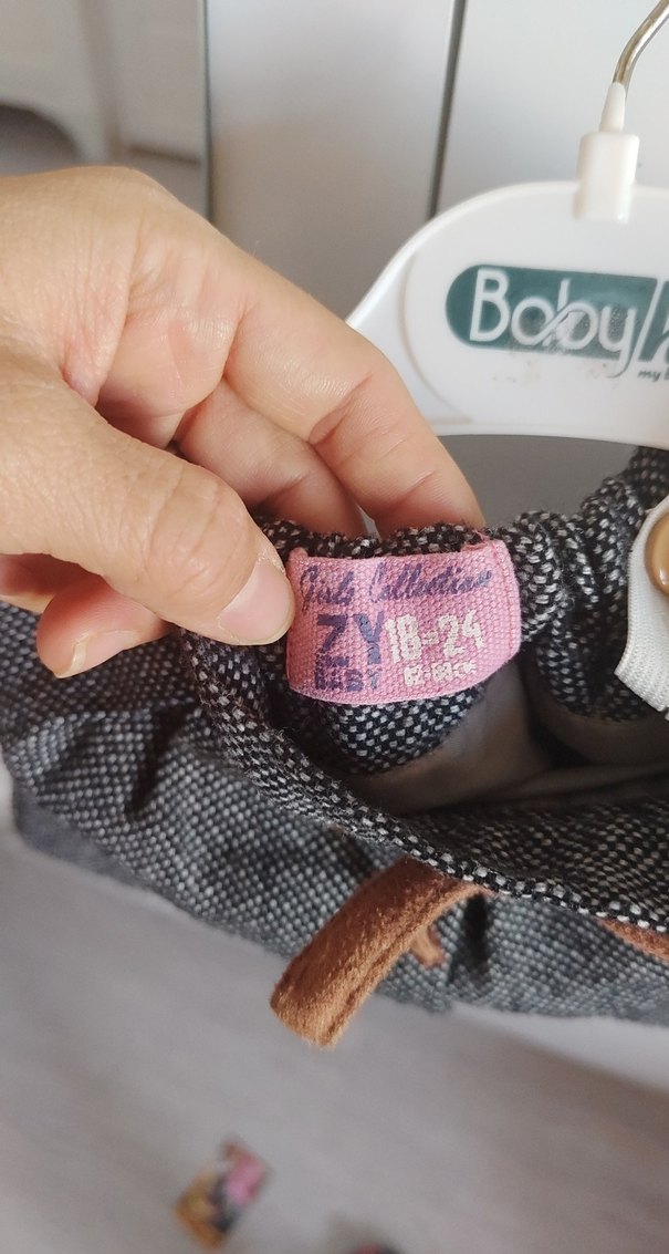 Kemer Detaylı Gri Mini Etek - Görsel 2