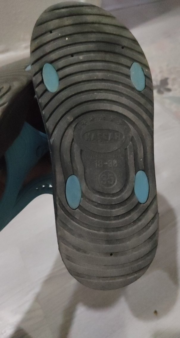 Mavi Erkek Çocuk Tokalı Terlik - Görsel 2