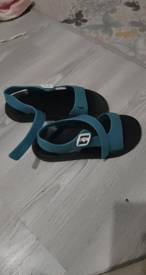 Mavi Erkek Çocuk Tokalı Terlik - Görsel 3