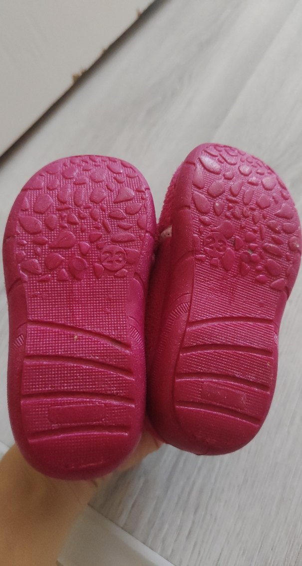 Kız Çocuk Pembe Nakışlı Sıcak Terlik - Görsel 2