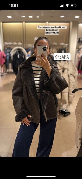 Zara astar detaylı ceket mont palto