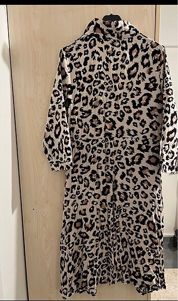 Diğer Midi kadın leopar elbise