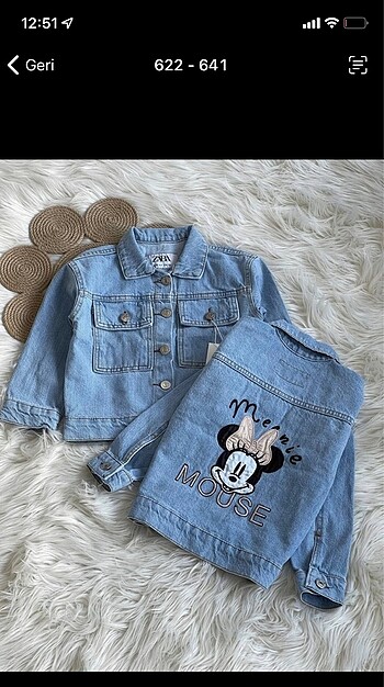 Kot ceket minimouse