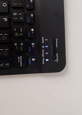 Kompakt Siyah Kablosuz Klavye - Görsel 2