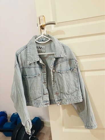 Crop kot ceket