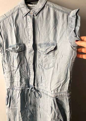 Mango denim şort Tulum - Görsel 9