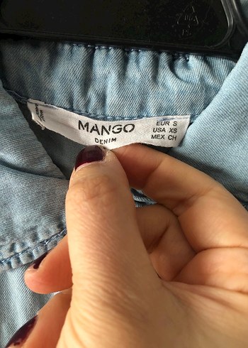 Mango denim şort Tulum - Görsel 3