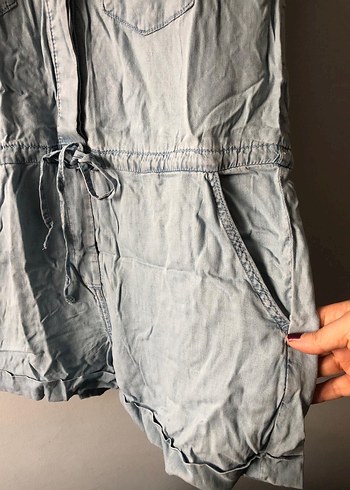 Mango denim şort Tulum - Görsel 7