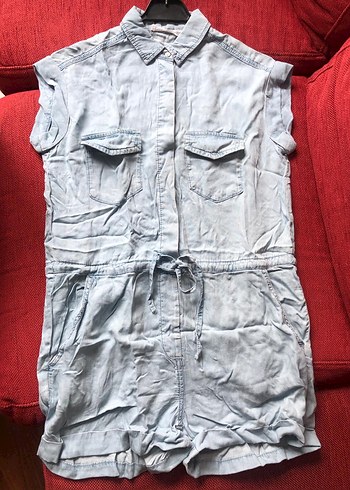 Mango denim şort Tulum - Görsel 6