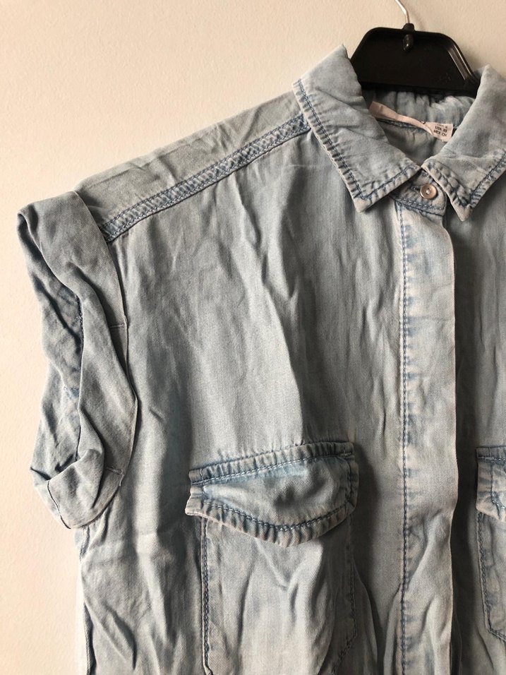 Mango denim şort Tulum - Görsel 4