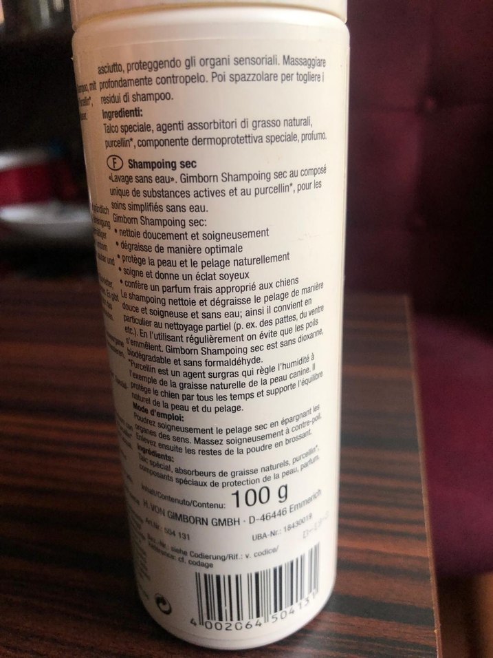 Gimborn Purcellin yağlı Kuru Köpek Şampuanı - Görsel 4