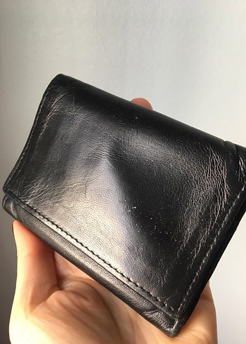 Üç gözlü Siyah Erkek Deri Cüzdan - Görsel 10