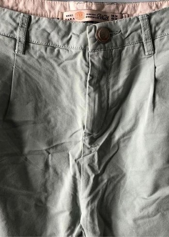 Zara çağla yeşili jogger pantolon - Görsel 3