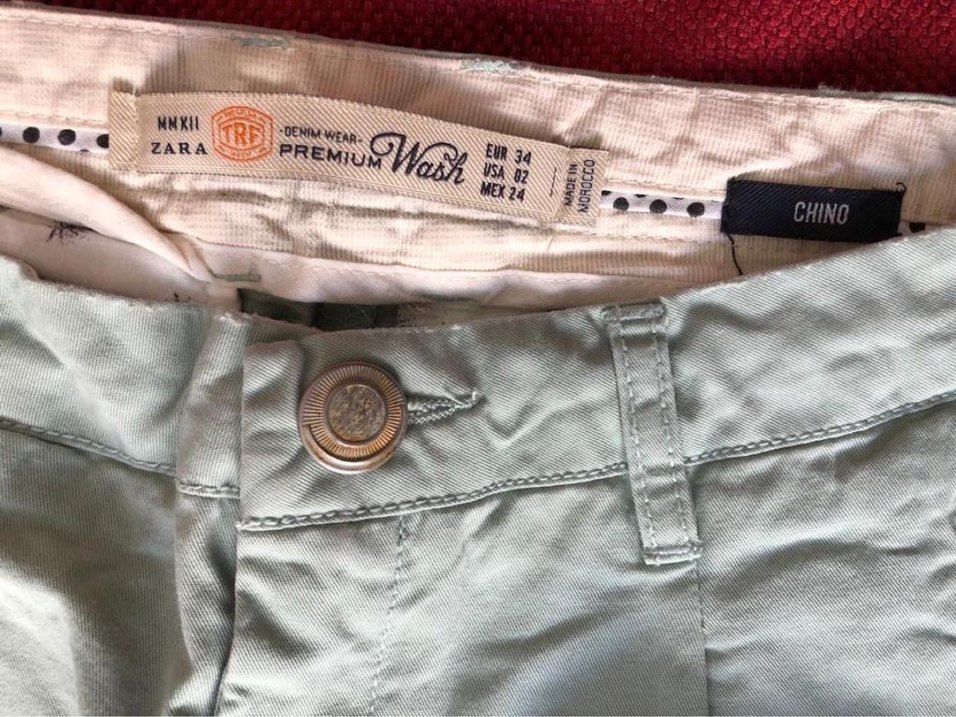 Zara çağla yeşili jogger pantolon - Görsel 2