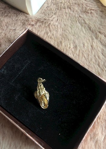 Yargıcı deniz kabuğu charm - kolye ucu - Görsel 3