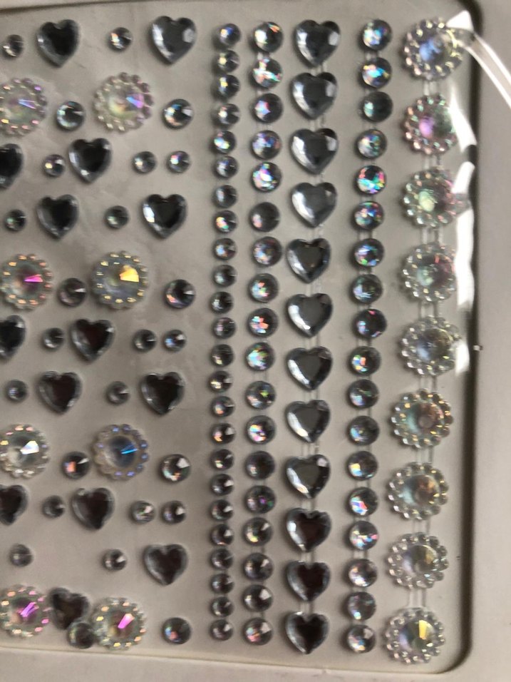 Yapışkanlı yüz ve tırnak süs taşı - Görsel 5