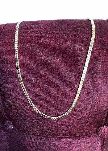 Örme gold zincir kolye - Görsel 5