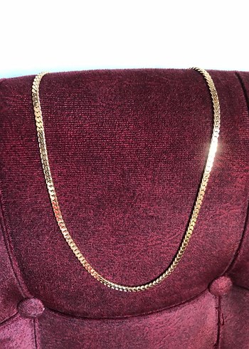 Örme gold zincir kolye - Görsel 4