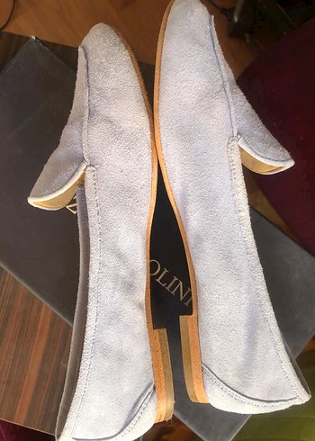 Enzo angiolini italyan %100 hakiki süet lila loafer - Görsel 11