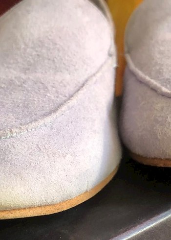 Enzo angiolini italyan %100 hakiki süet lila loafer - Görsel 14