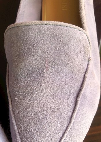 Enzo angiolini italyan %100 hakiki süet lila loafer - Görsel 15