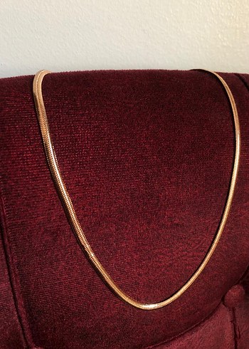 Yılan zincir gold kolye - Görsel 5