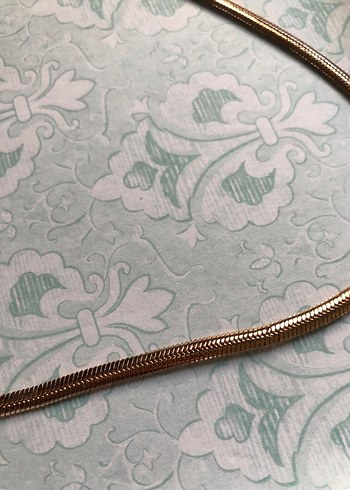 Yılan zincir gold kolye - Görsel 6