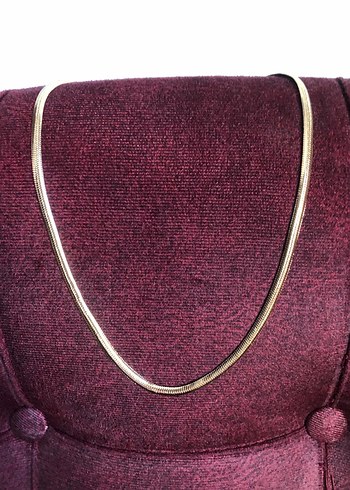 Yılan zincir gold kolye - Görsel 4