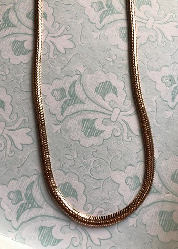 Yılan zincir gold kolye - Görsel 2