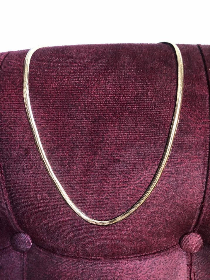 Yılan zincir gold kolye - Görsel 4