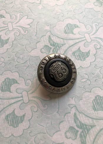 ABD'den Route 66 düğme - Görsel 5