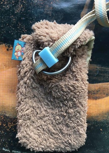 Nici kuzu pelüş askılı telefon kılıfı - Görsel 5