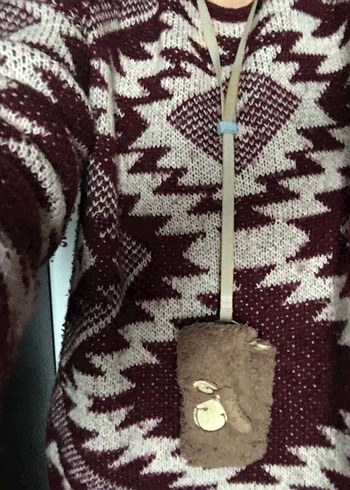 Nici kuzu pelüş askılı telefon kılıfı - Görsel 8