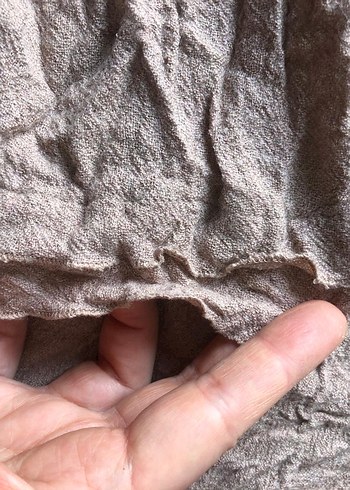 Mango suit ten rengi keten bluz - Görsel 15