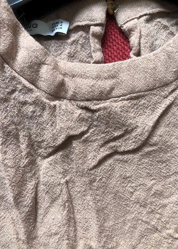 Mango suit ten rengi keten bluz - Görsel 13