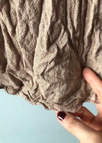 Mango suit ten rengi keten bluz - Görsel 10