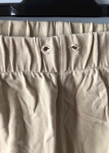 Benetton krem şort - Görsel 5