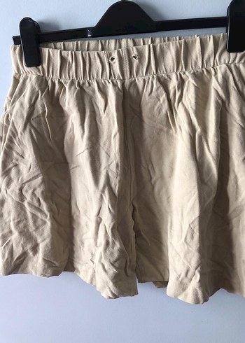 Benetton krem şort - Görsel 2