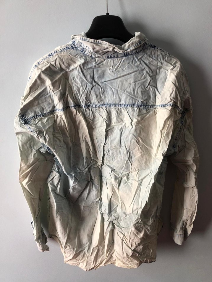 Mango jeans salaş kot gömlek - Görsel 5