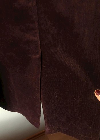 Y london mürdüm kadife uzun elbise - Görsel 9