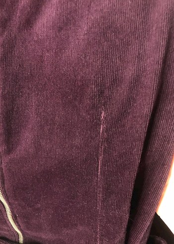 Y london mürdüm kadife uzun elbise - Görsel 10