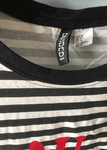 H&M çizgili au revoir elbise - Görsel 3