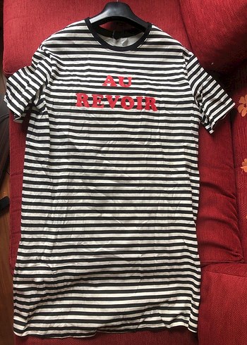 H&M çizgili au revoir elbise - Görsel 7