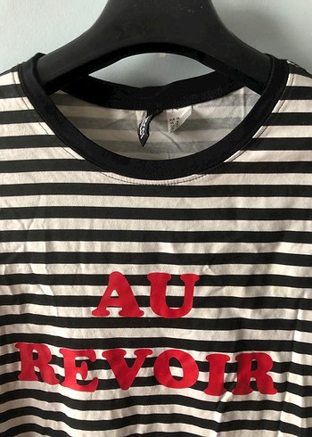 H&M çizgili au revoir elbise - Görsel 4